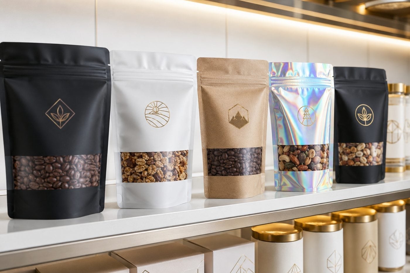 Custom printed mylar bags with logo
