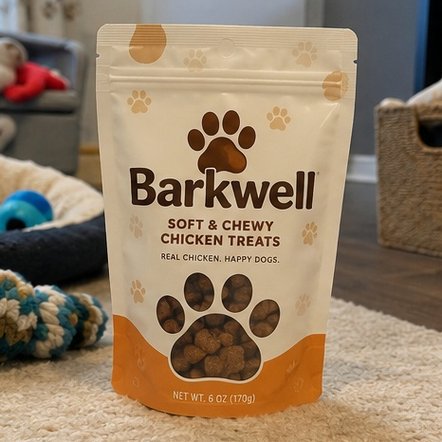 Customized mylar bags for pet treats and chews
